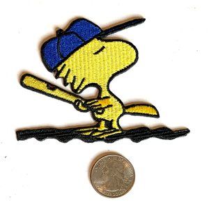 Snoopy patch iron on Woodstock Peanuts DIY retro